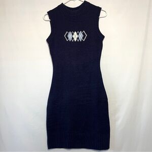 H&M divided knit dress